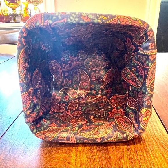 Longaberger Basket 1998 Father's Day Finders Keepers-Paisley Interior - Picture 9 of 13